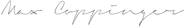 Max Coppinger Signature