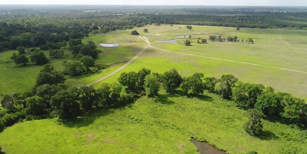 ranch aerial view